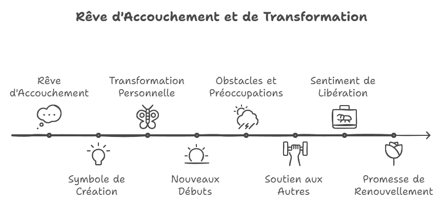 Rêve d'accouchement et de transformation