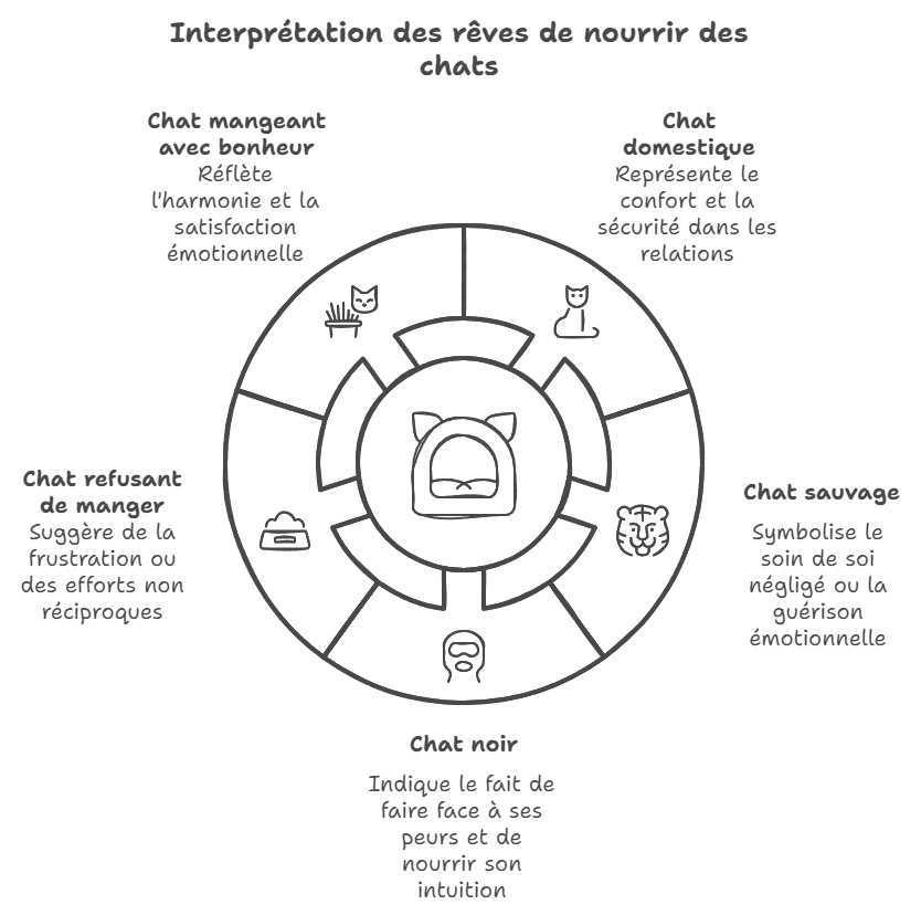 Interprétation des rêves de nourrir des chats