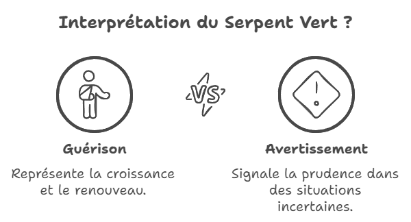 Interprétation du serpent vert dans les rêves