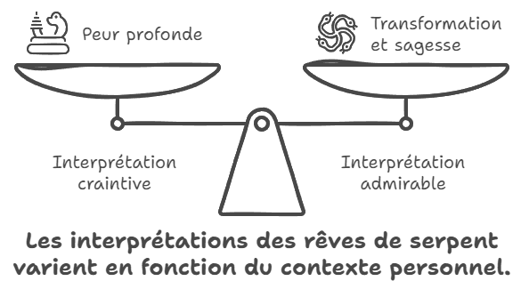 les interprétations des reves de serpent en fonction du contexte